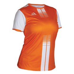 Vigo Womens Football Shirt Tangerine/White
